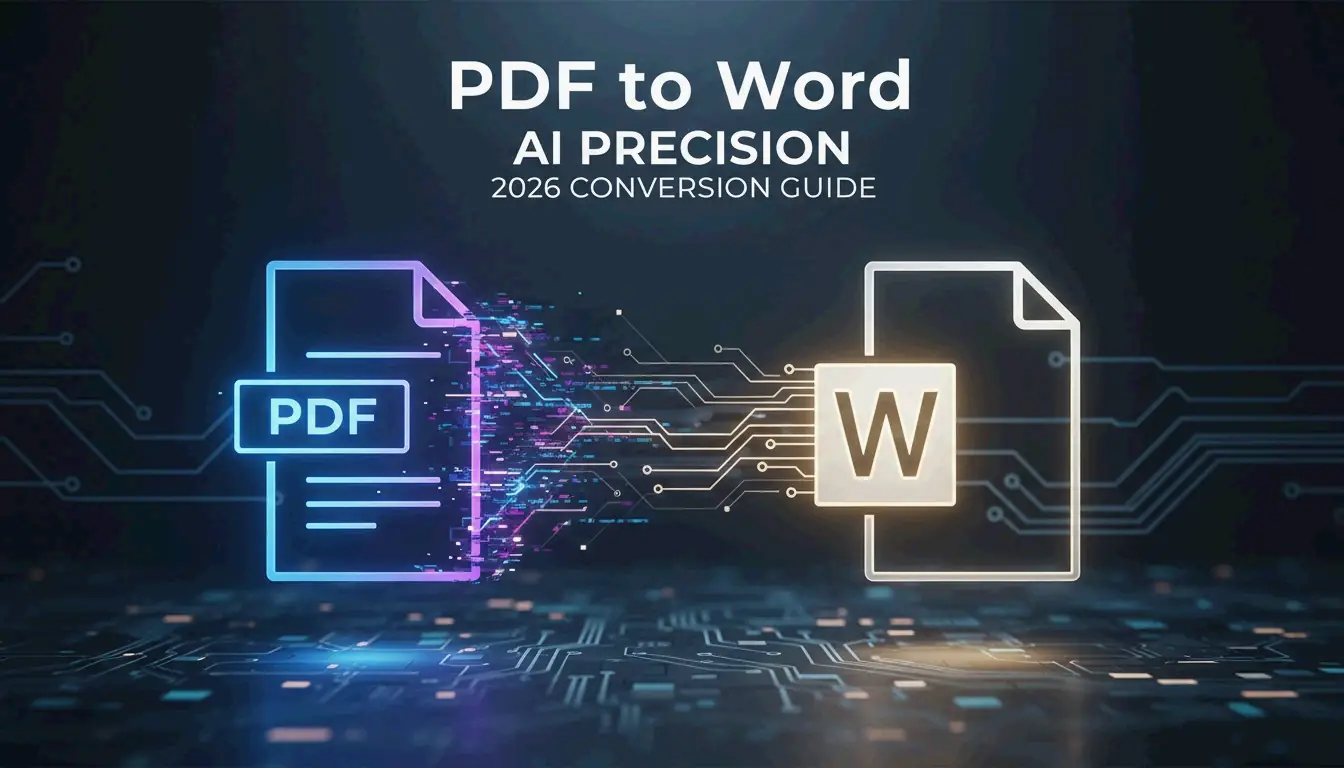 如何将PDF转换为Word：2026年各方法准确率排名