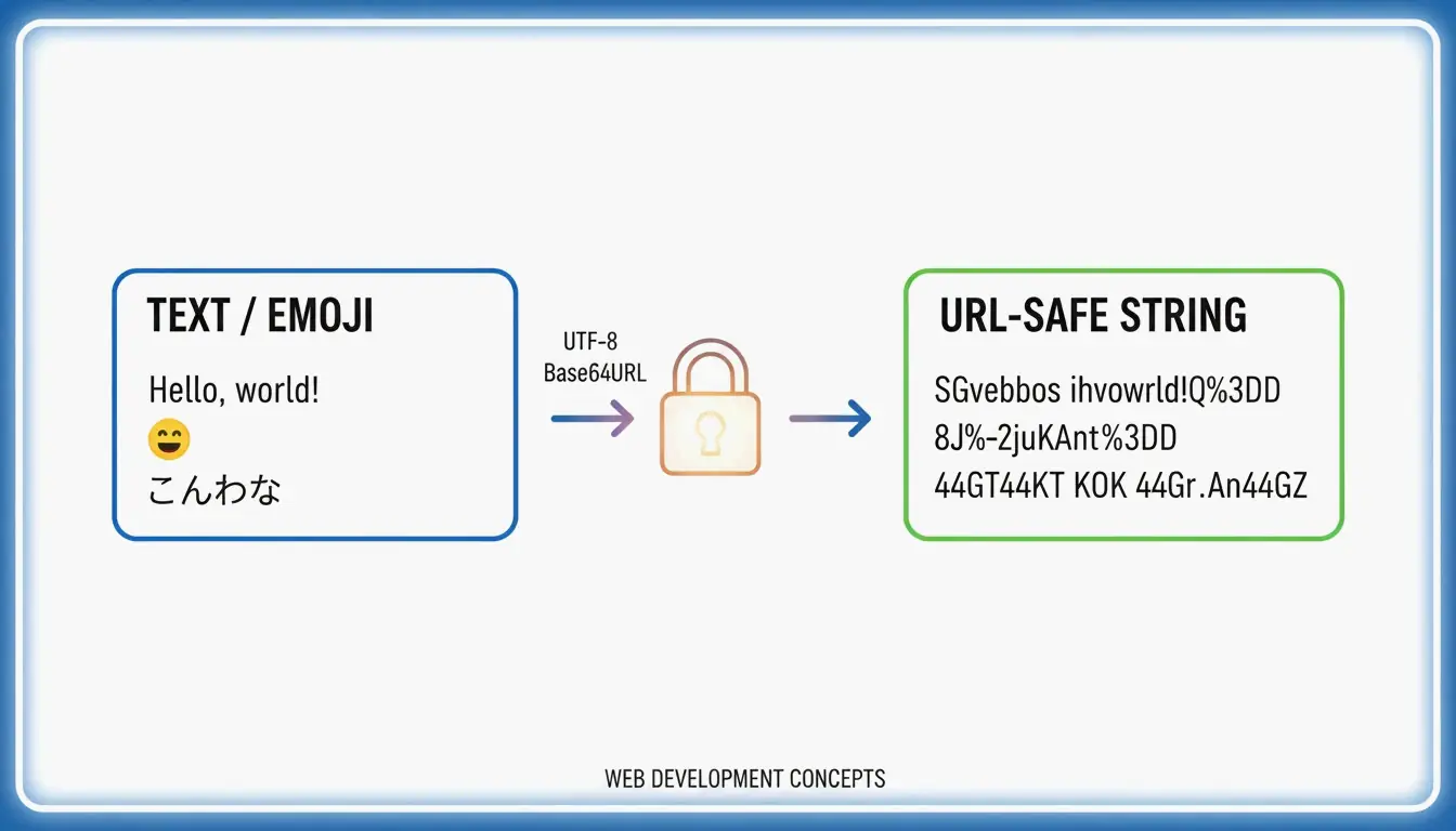 UTF-8 转 Base64URL 转换指南（2026）